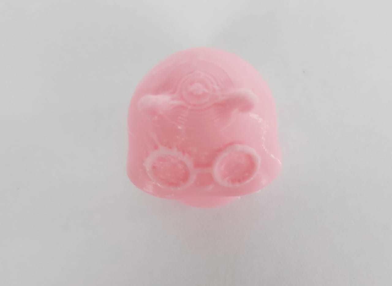 Cute Hamster with glasses 3D print model_11