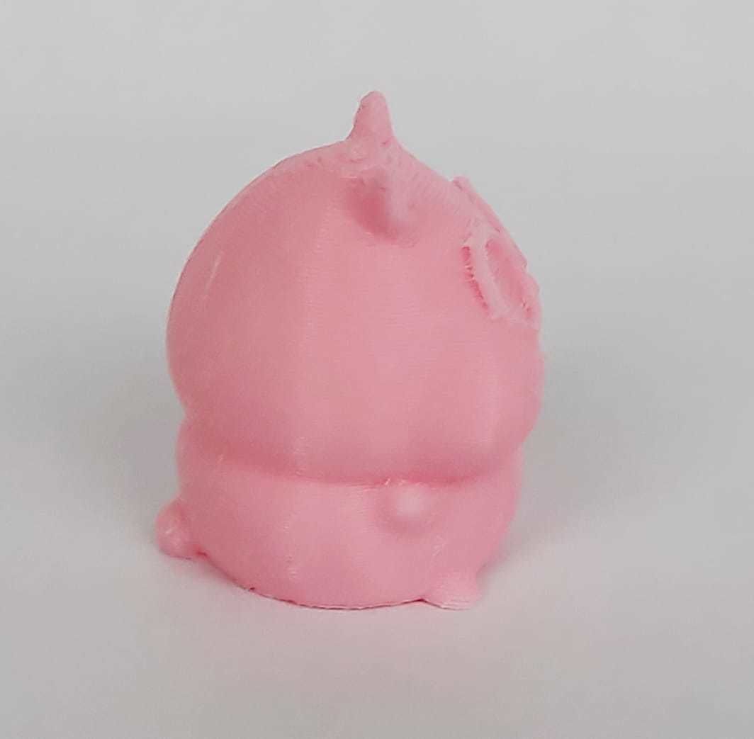 Cute Hamster with glasses 3D print model_8