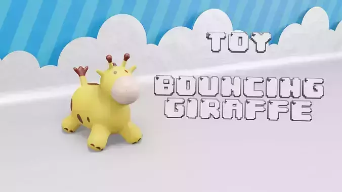 Toy - Bouncing Giraffe - Rocking for Children