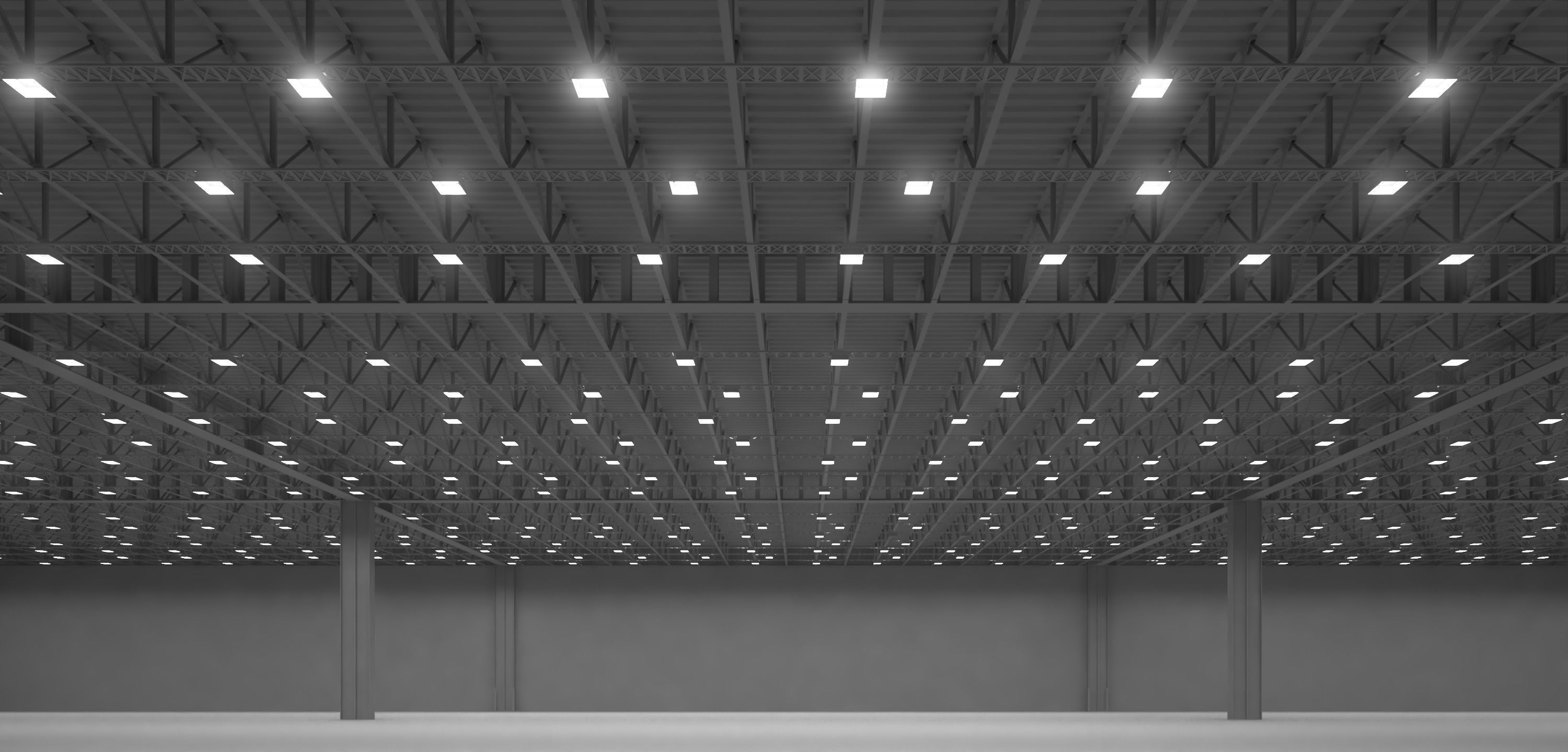 Studio Warehouse Environment Setup low poly 3D Model Low-poly 3D model_3