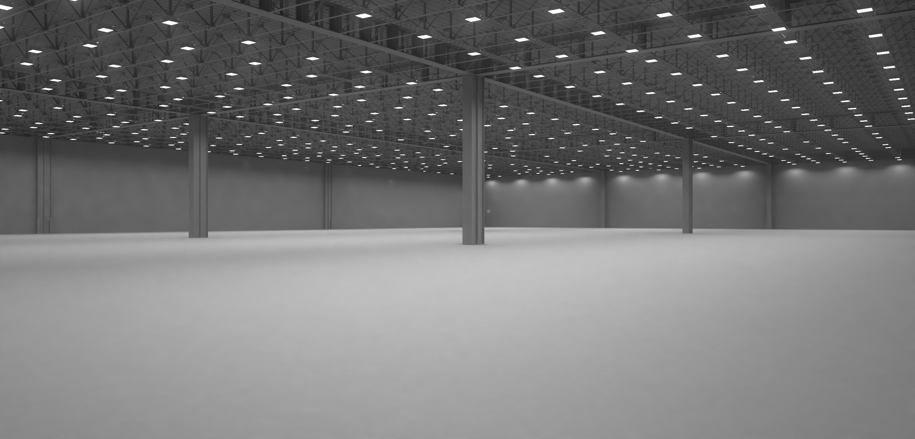 Studio Warehouse Environment Setup low poly 3D Model Low-poly 3D model_1