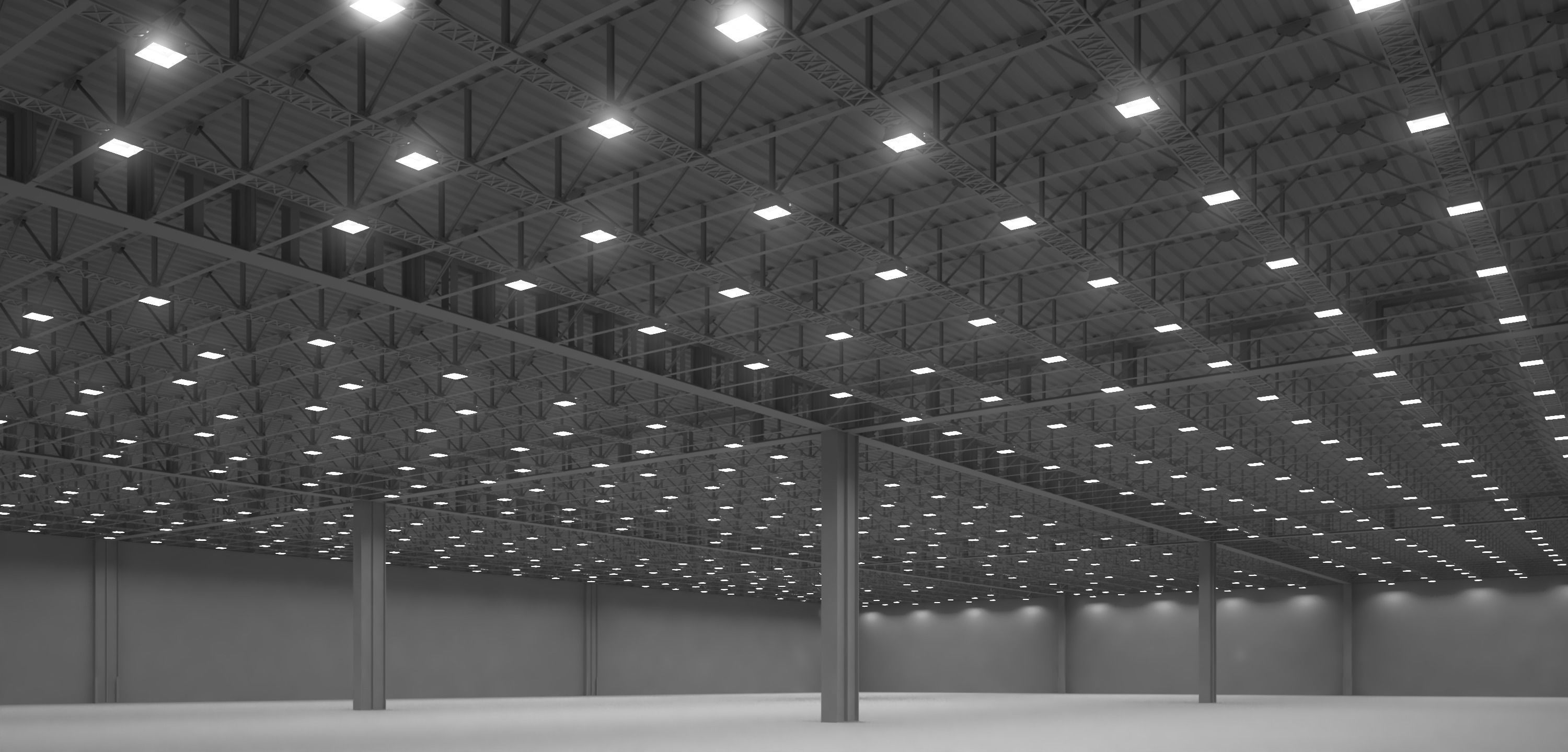 Studio Warehouse Environment Setup low poly 3D Model Low-poly 3D model_4