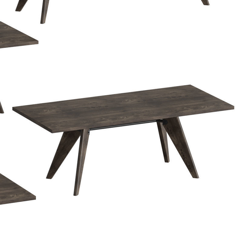 Table Solvay 3D model_3