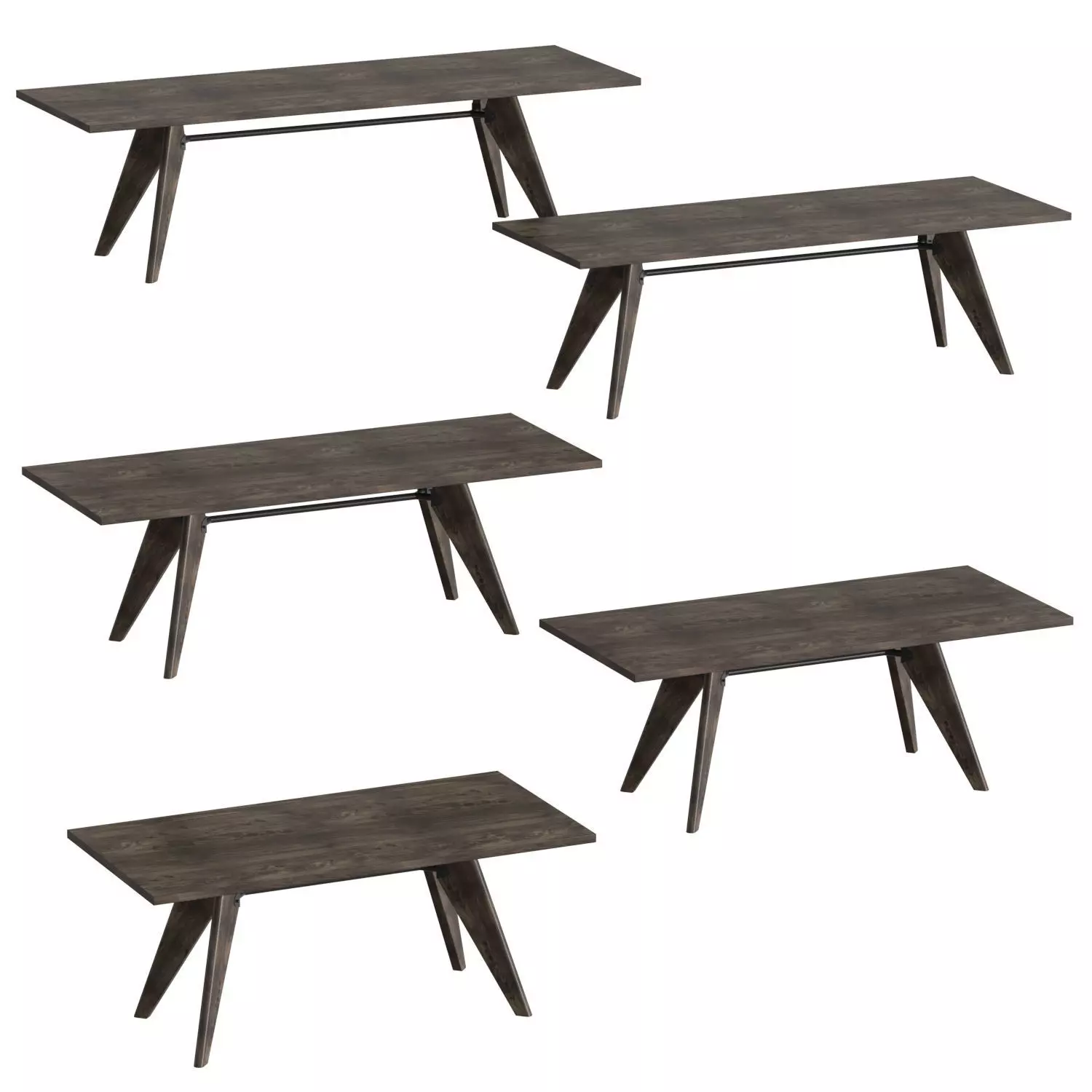 Table Solvay 3D model_0