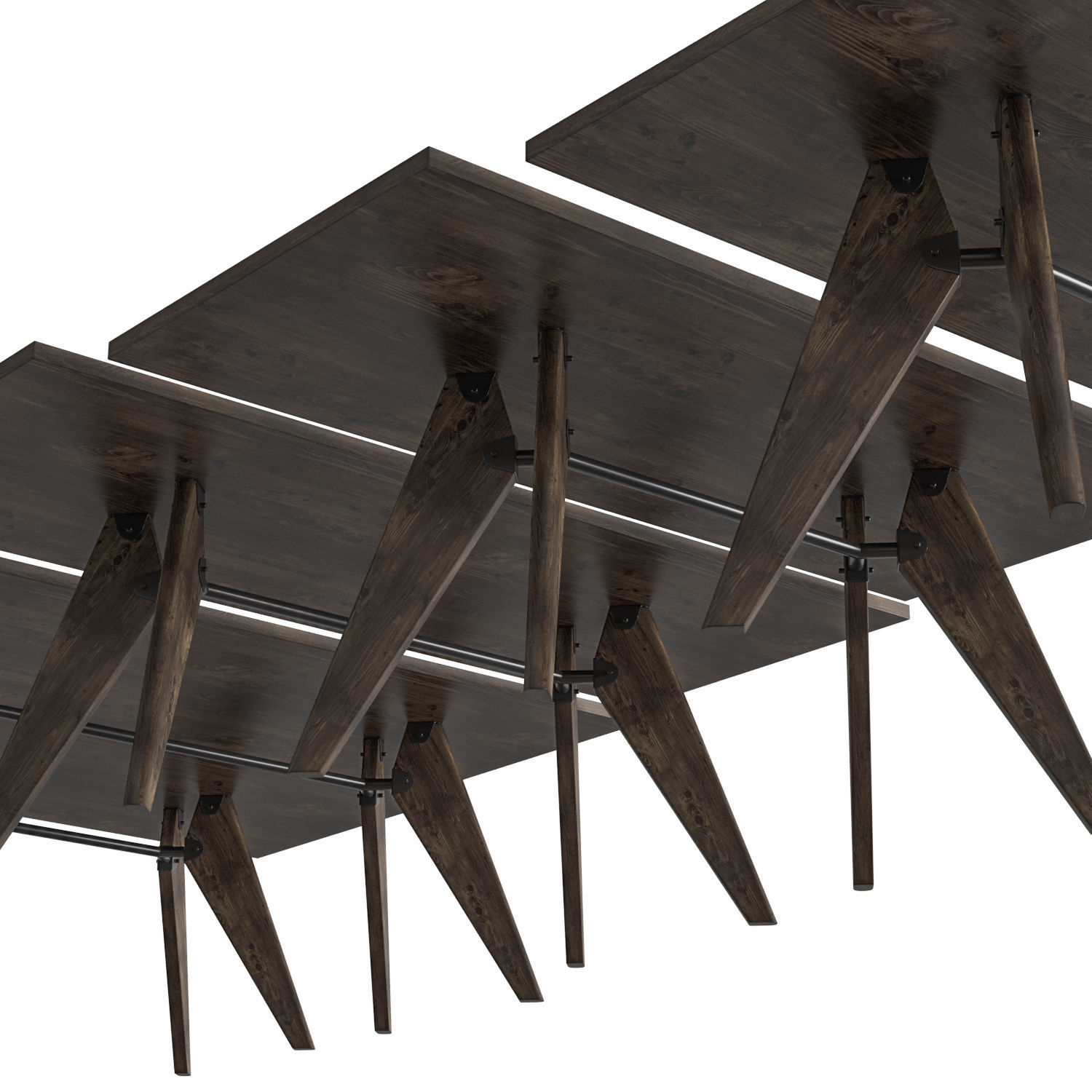 Table Solvay 3D model_1