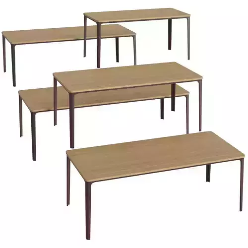 Plate Dining Table 3D model
