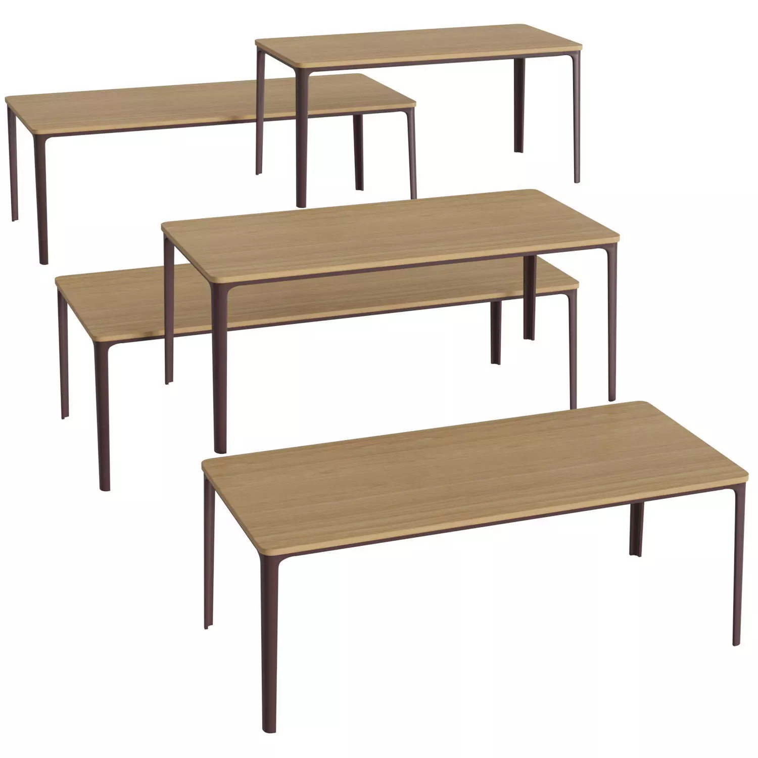 Plate Dining Table 3D model_0