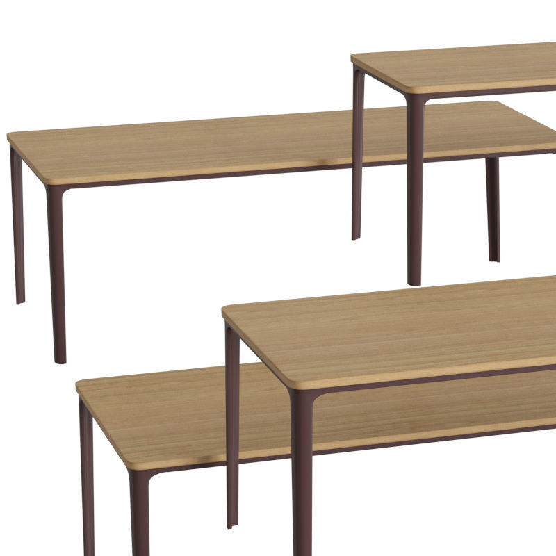 Plate Dining Table 3D model_1