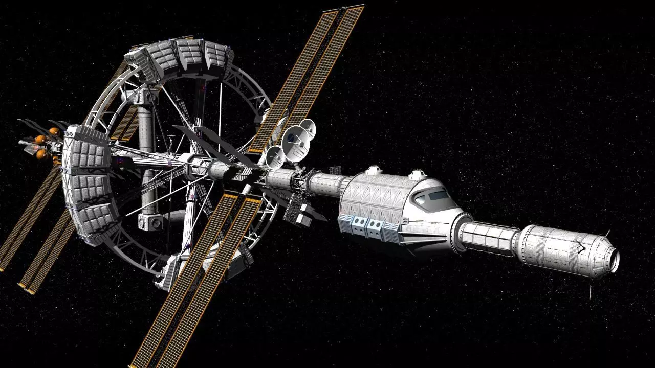 Space Ship 3D model_0