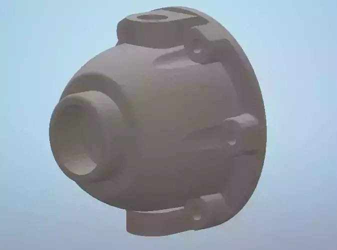 Differential gear system 3D model