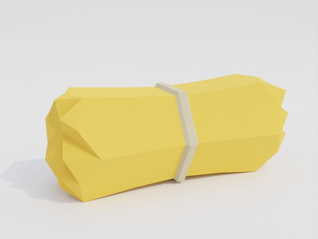 Low poly outbuildings and props set Low-poly 3D model_15