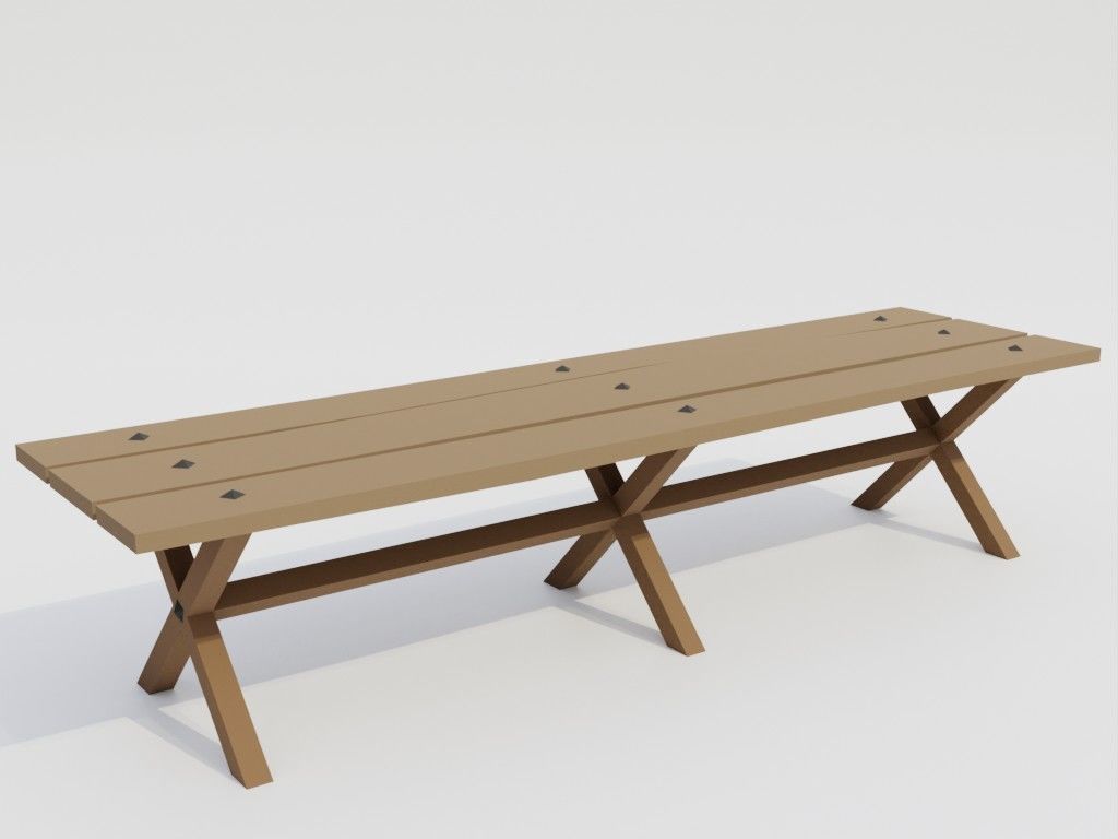 Low poly outbuildings and props set Low-poly 3D model_39