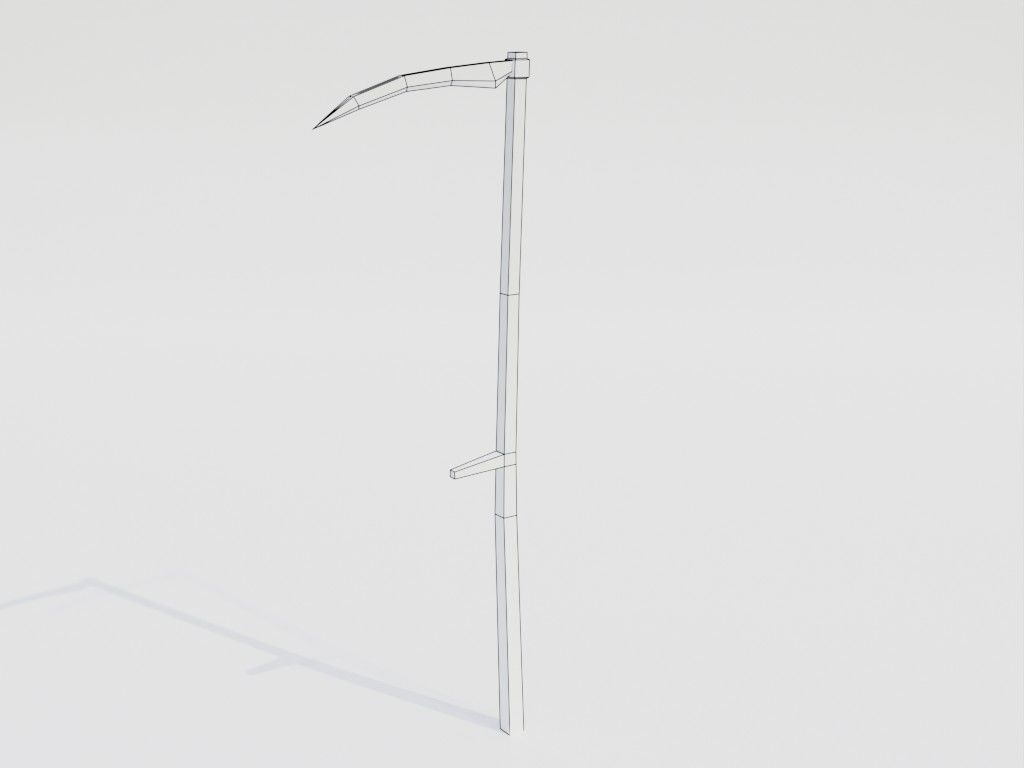 Low poly outbuildings and props set Low-poly 3D model_38