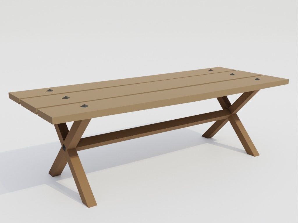 Low poly outbuildings and props set Low-poly 3D model_41