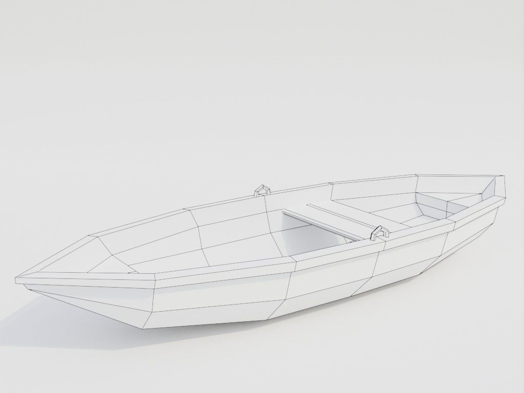 Low poly outbuildings and props set Low-poly 3D model_50