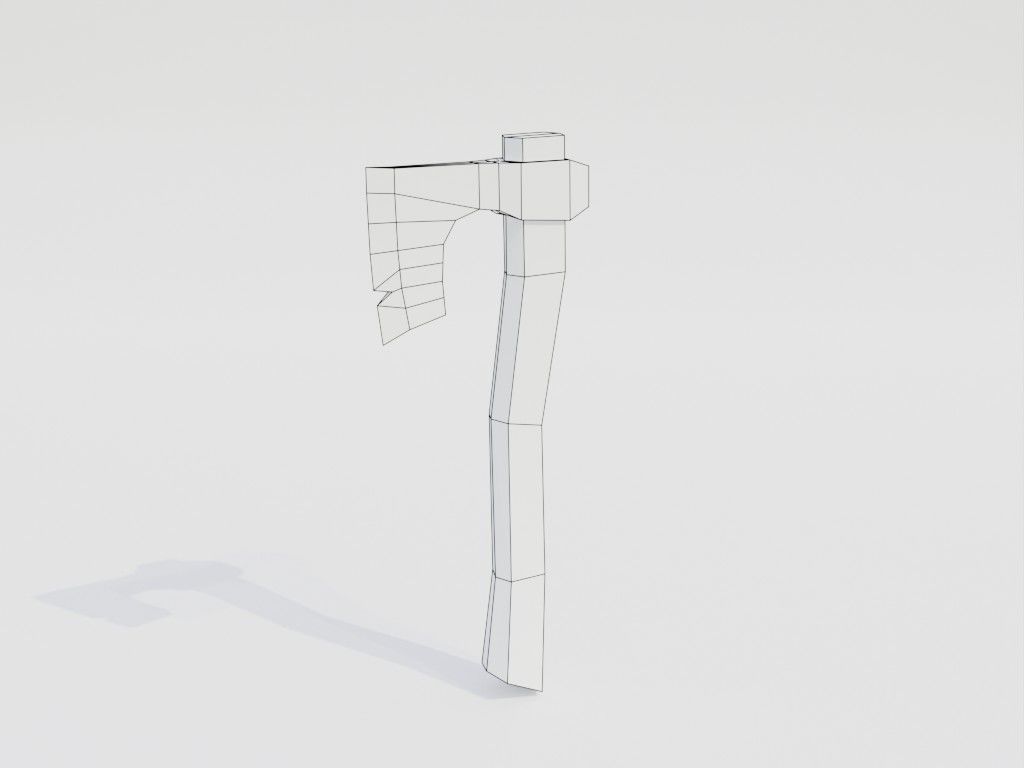 Low poly outbuildings and props set Low-poly 3D model_4