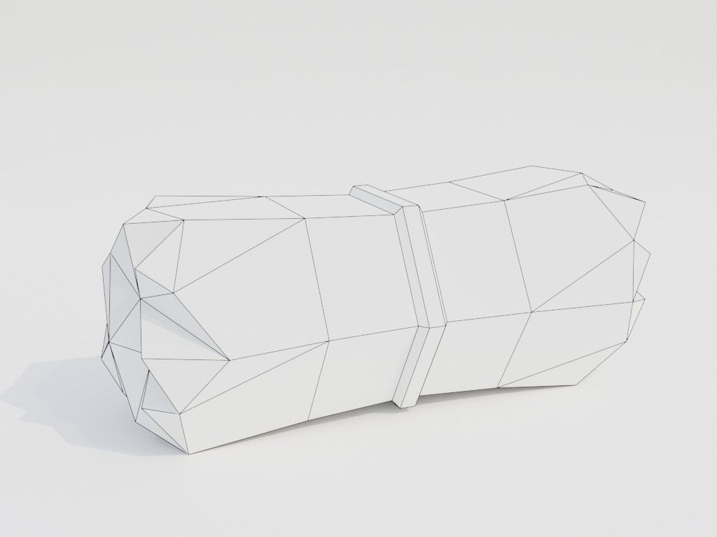 Low poly outbuildings and props set Low-poly 3D model_16