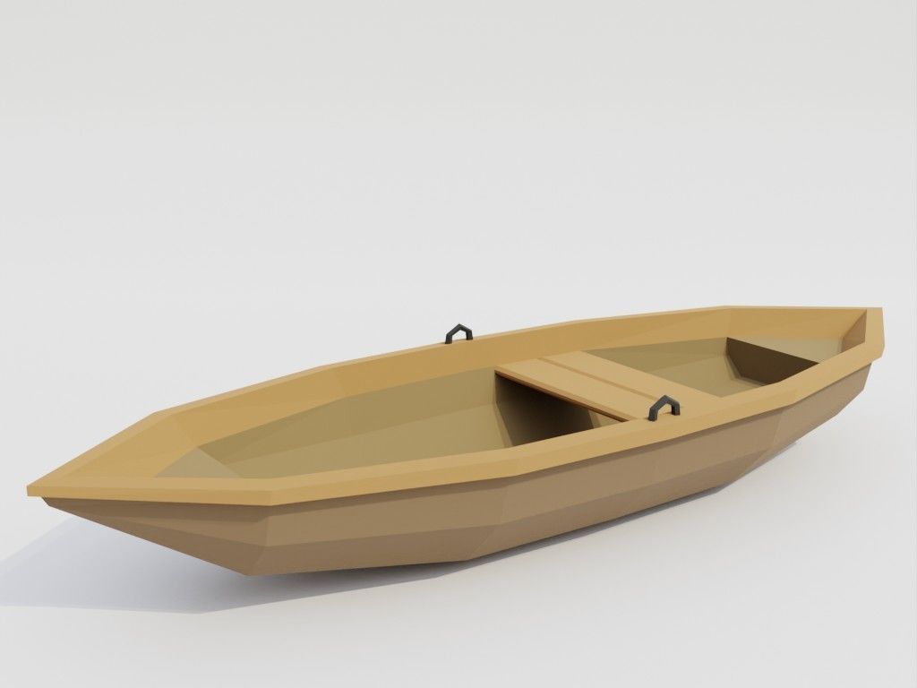 Low poly outbuildings and props set Low-poly 3D model_49