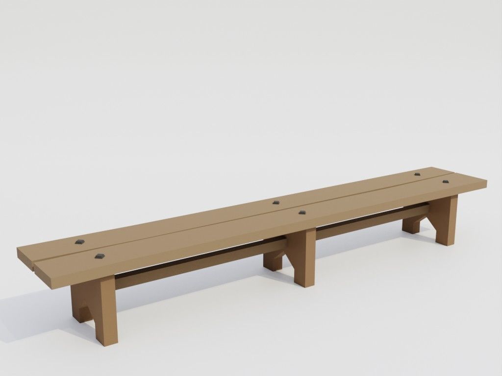 Low poly outbuildings and props set Low-poly 3D model_9