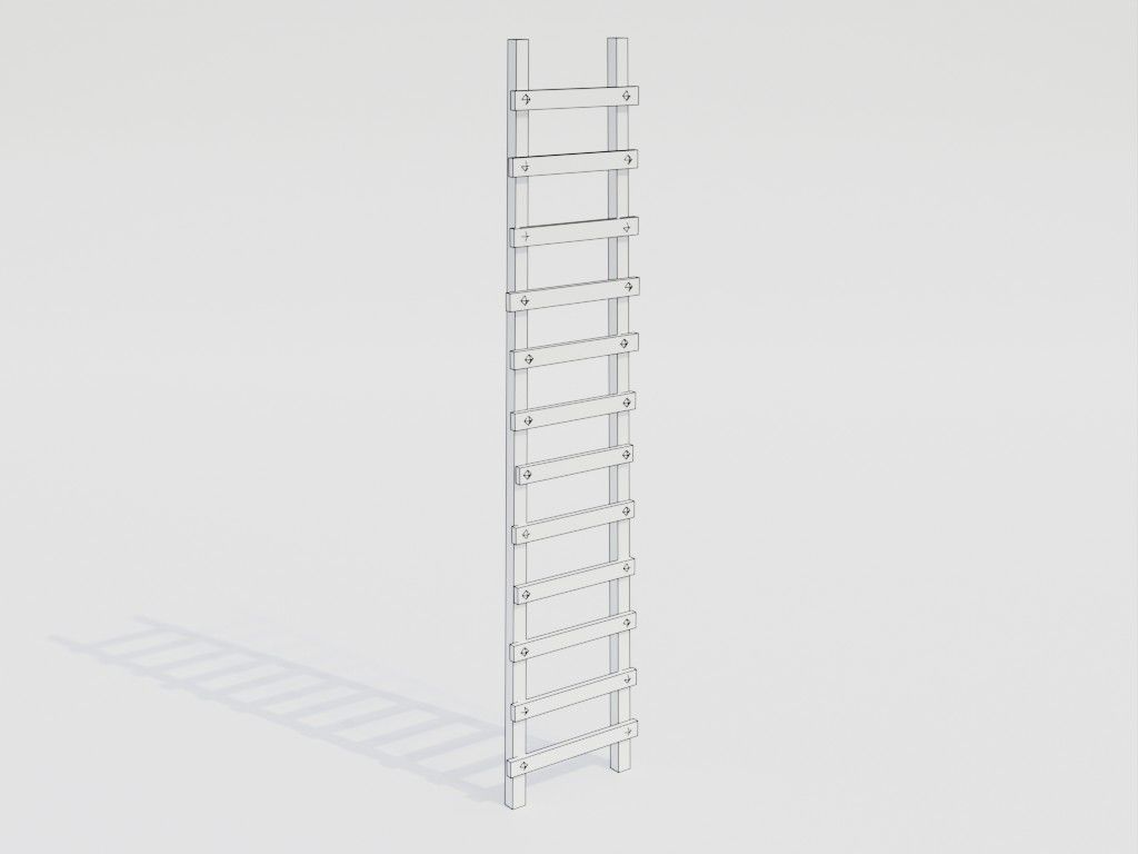 Low poly outbuildings and props set Low-poly 3D model_30