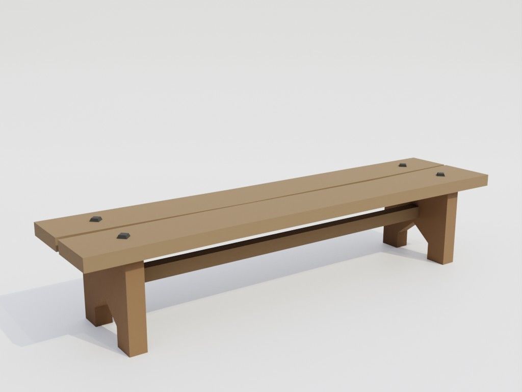 Low poly outbuildings and props set Low-poly 3D model_11