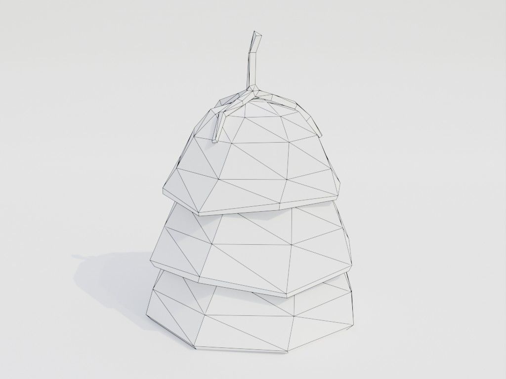 Low poly outbuildings and props set Low-poly 3D model_2