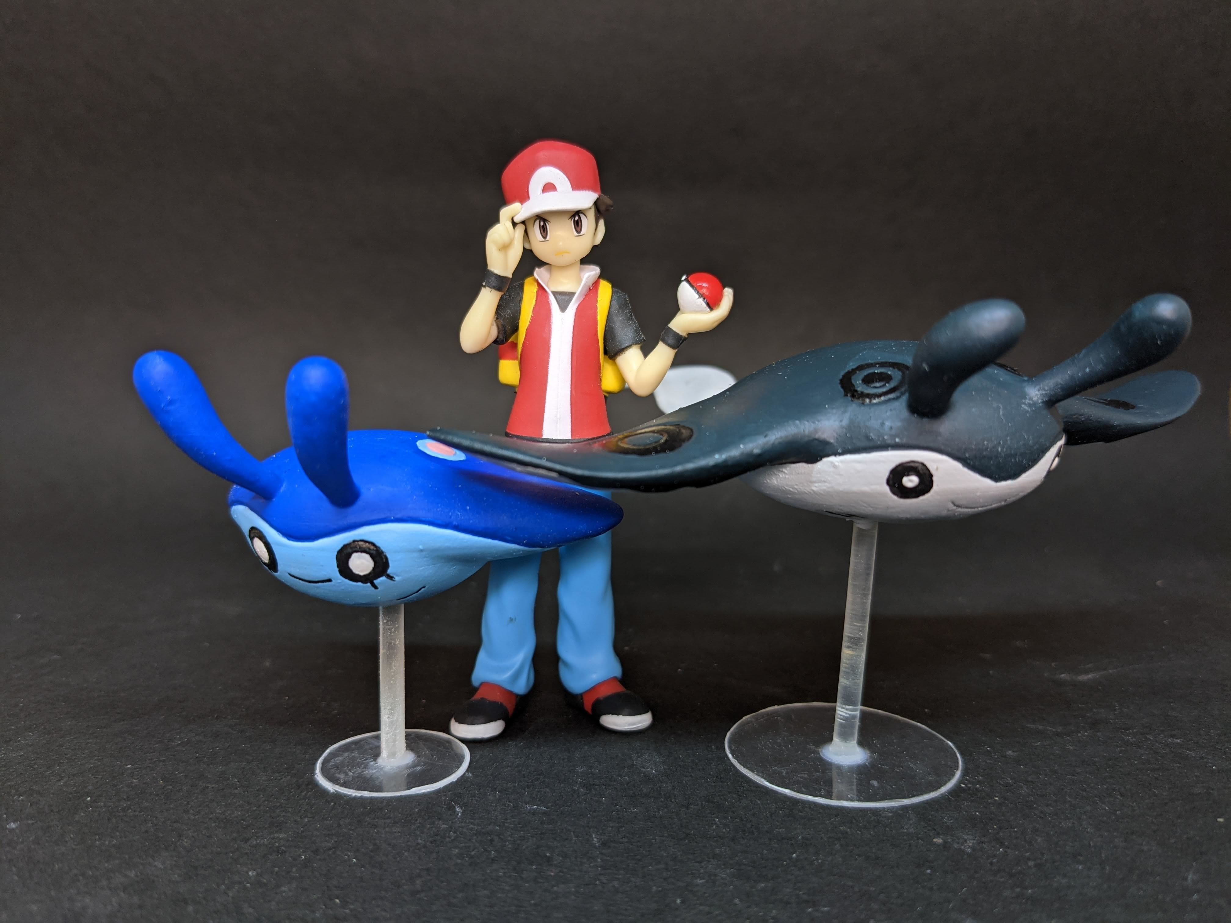 Pokemon Mantyke Mantine Remoraid Octillery 3D print model_3