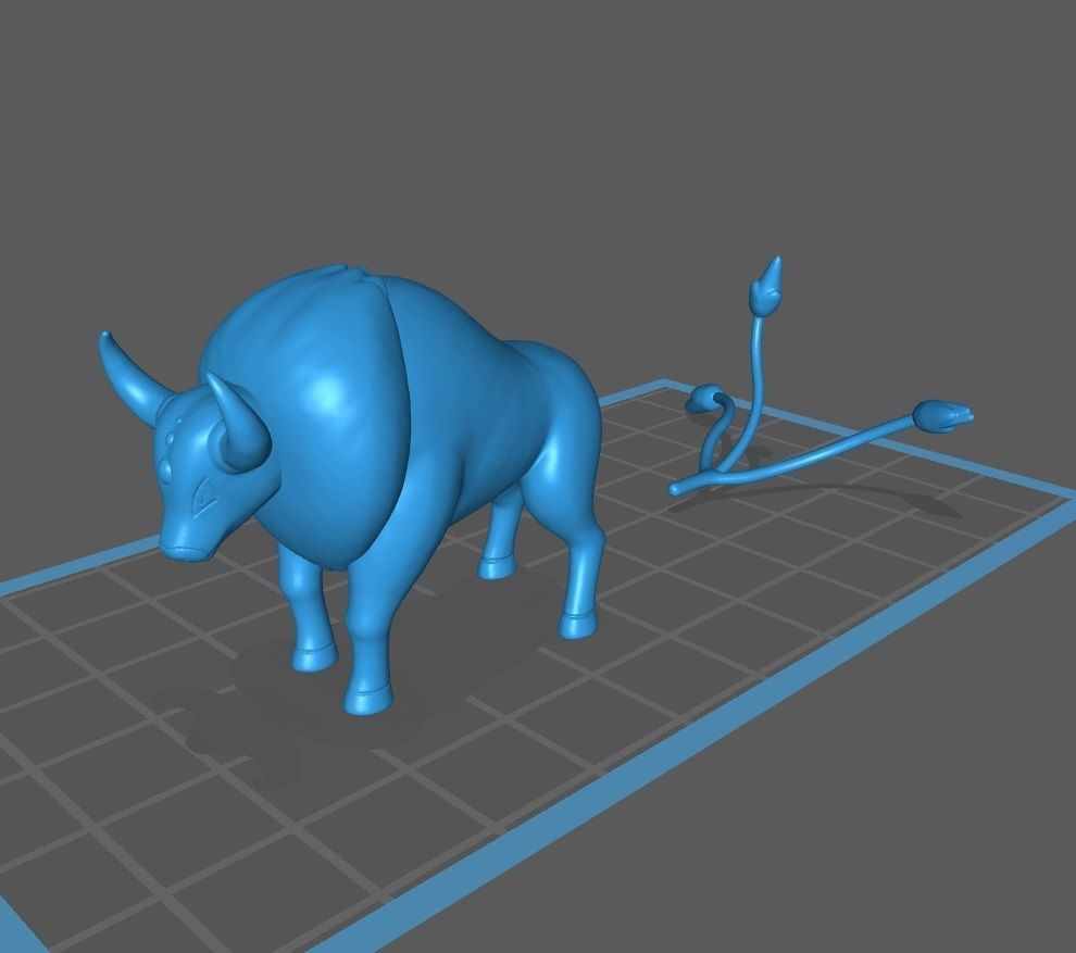 Pokemon Tauros 3D print model_1
