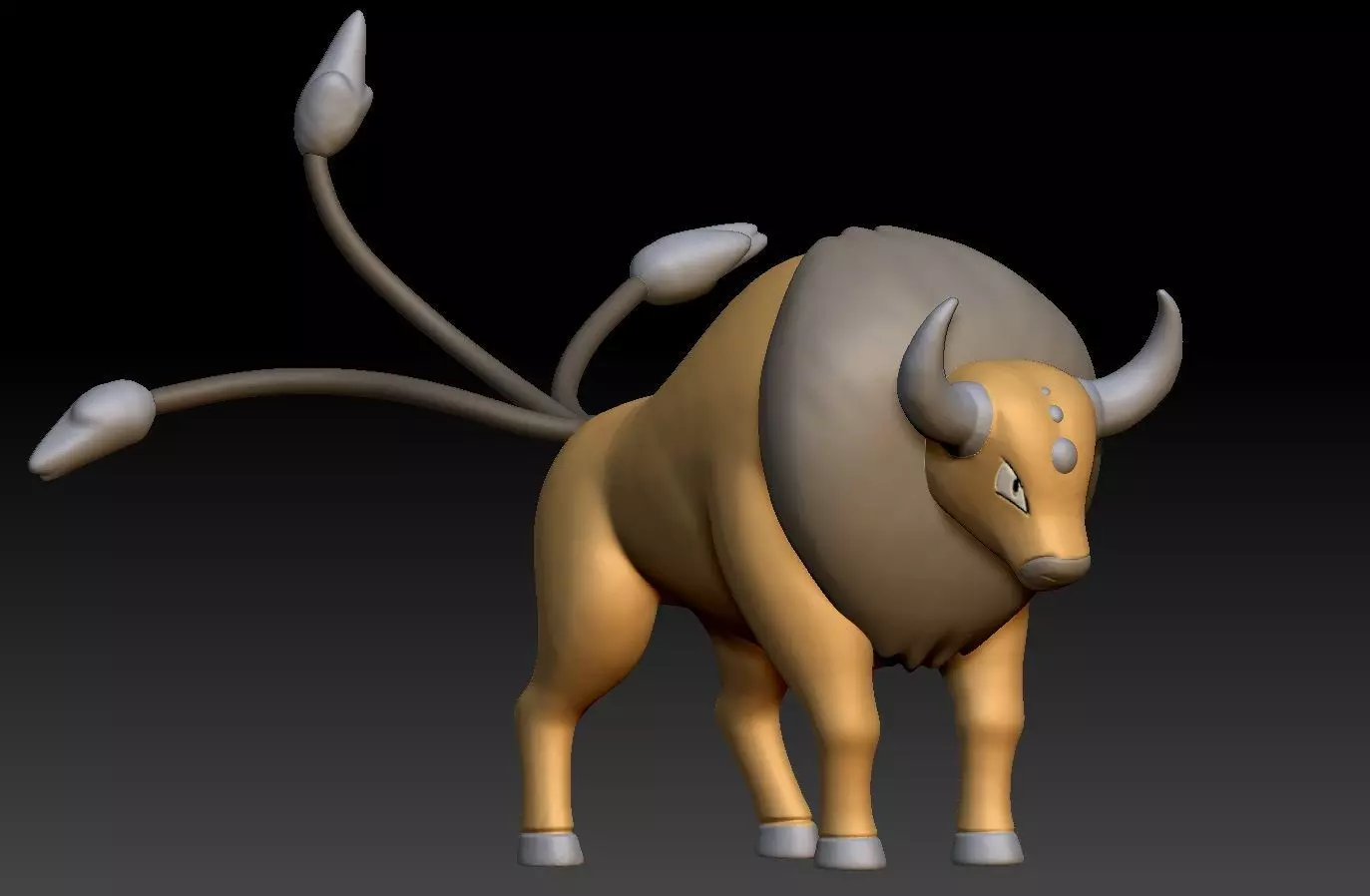 Pokemon Tauros 3D print model_0