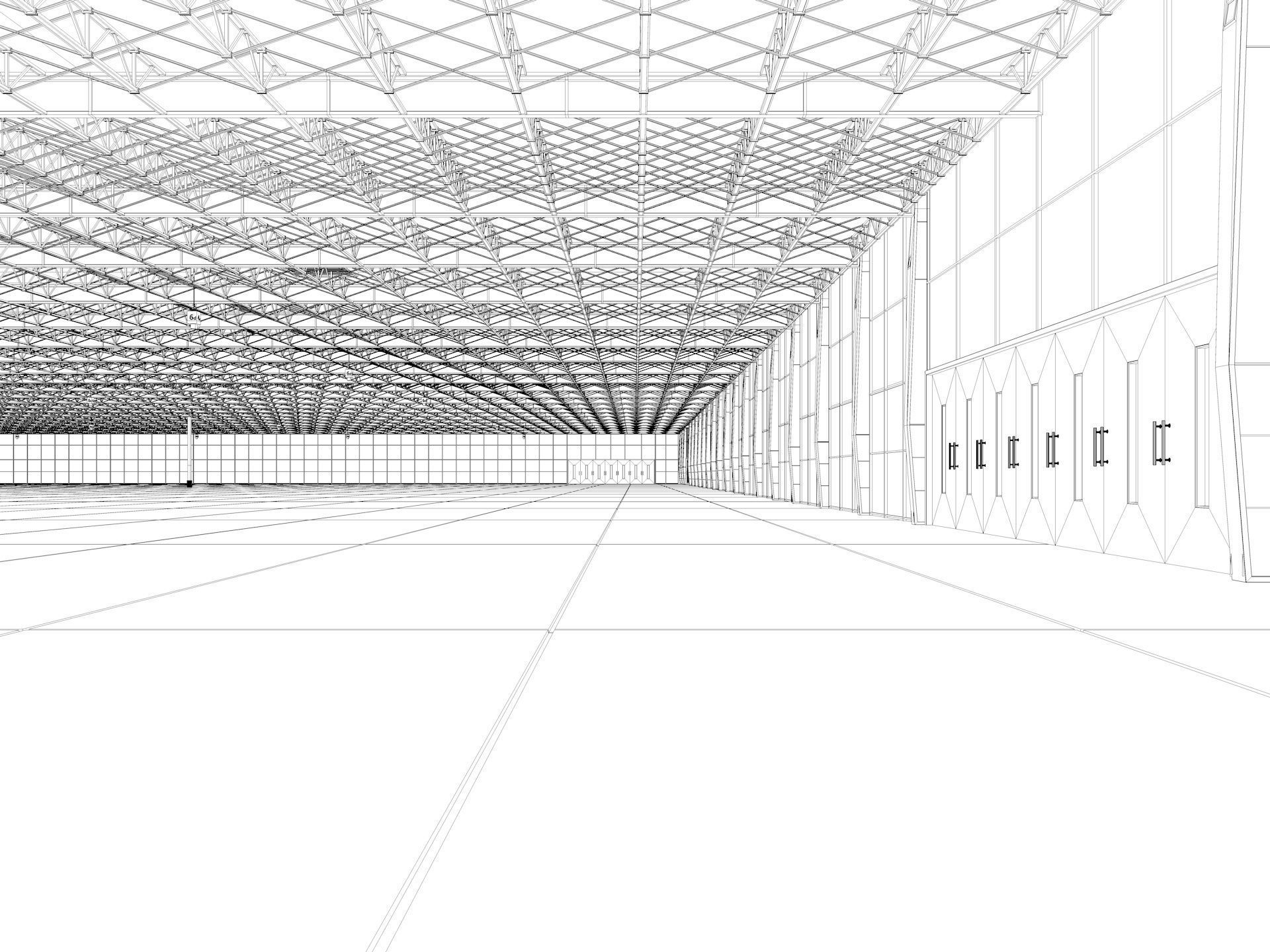 Exhibition Hall interior 21 3D model_17