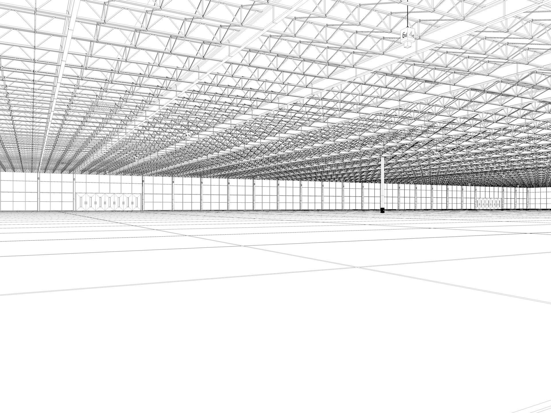 Exhibition Hall interior 21 3D model_13