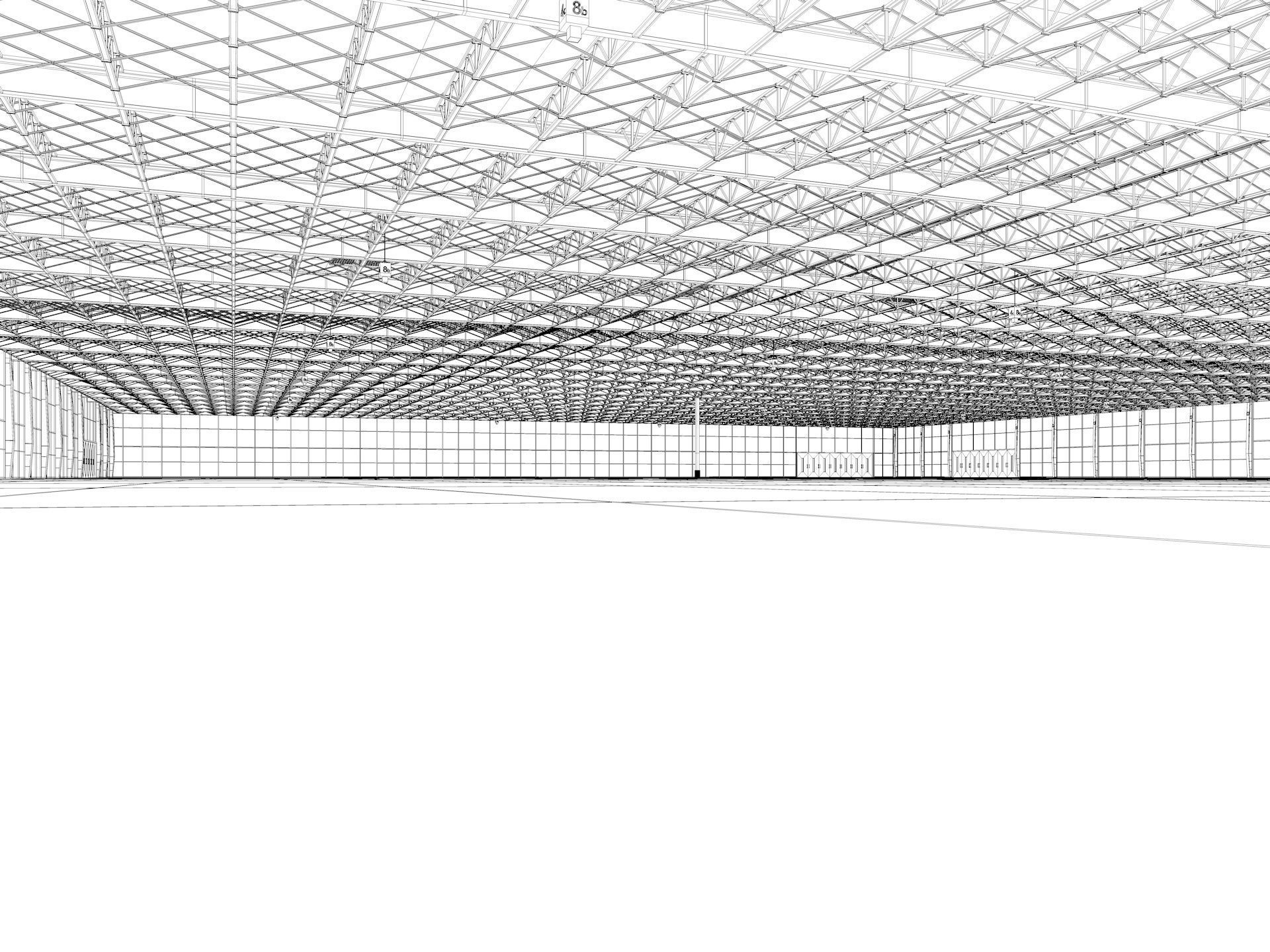 Exhibition Hall interior 21 3D model_14