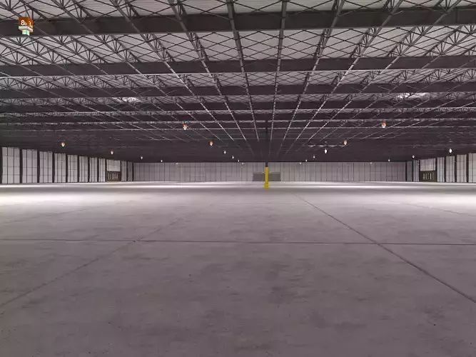 Exhibition Hall interior 21 3D model