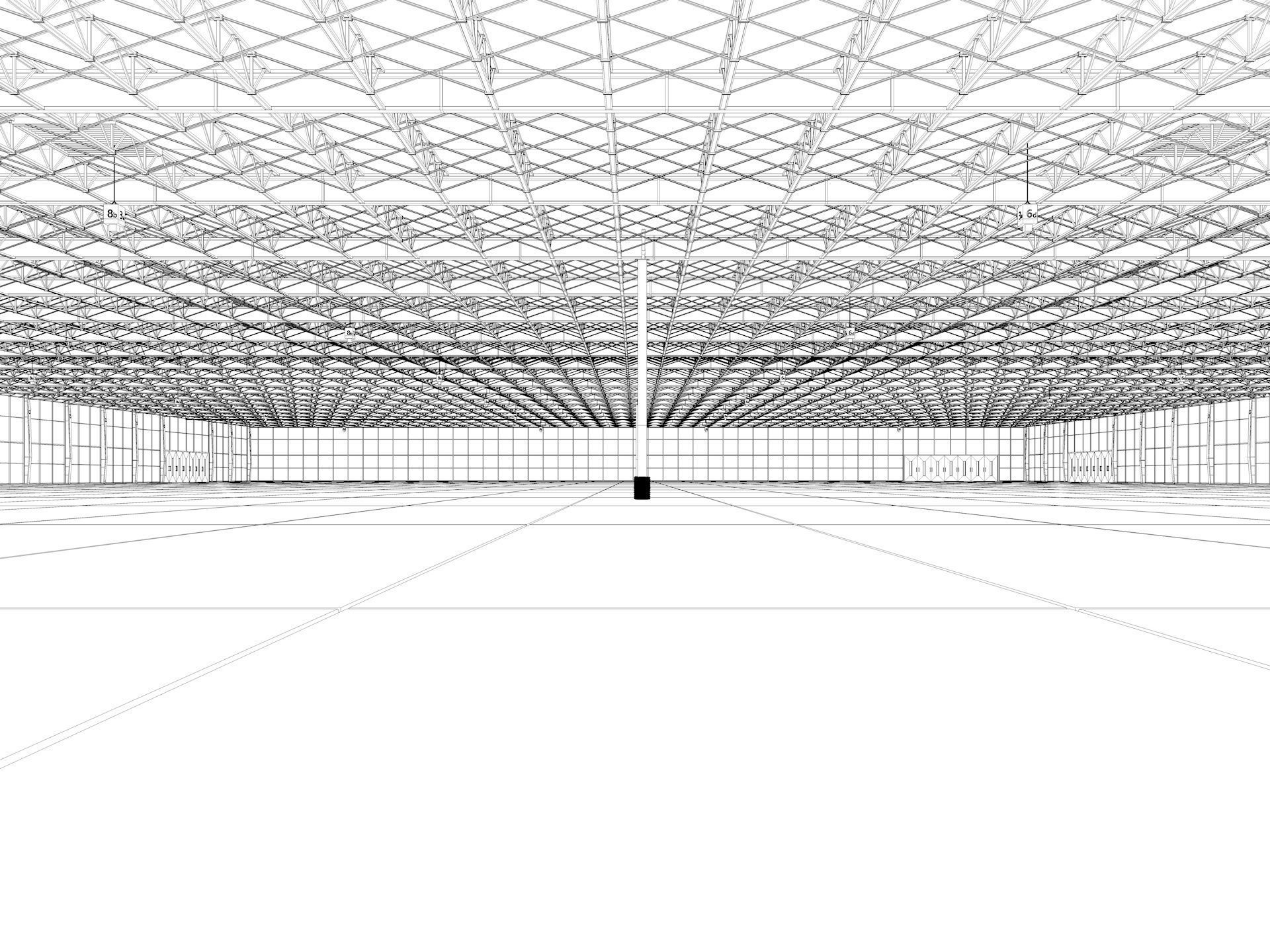 Exhibition Hall interior 21 3D model_15