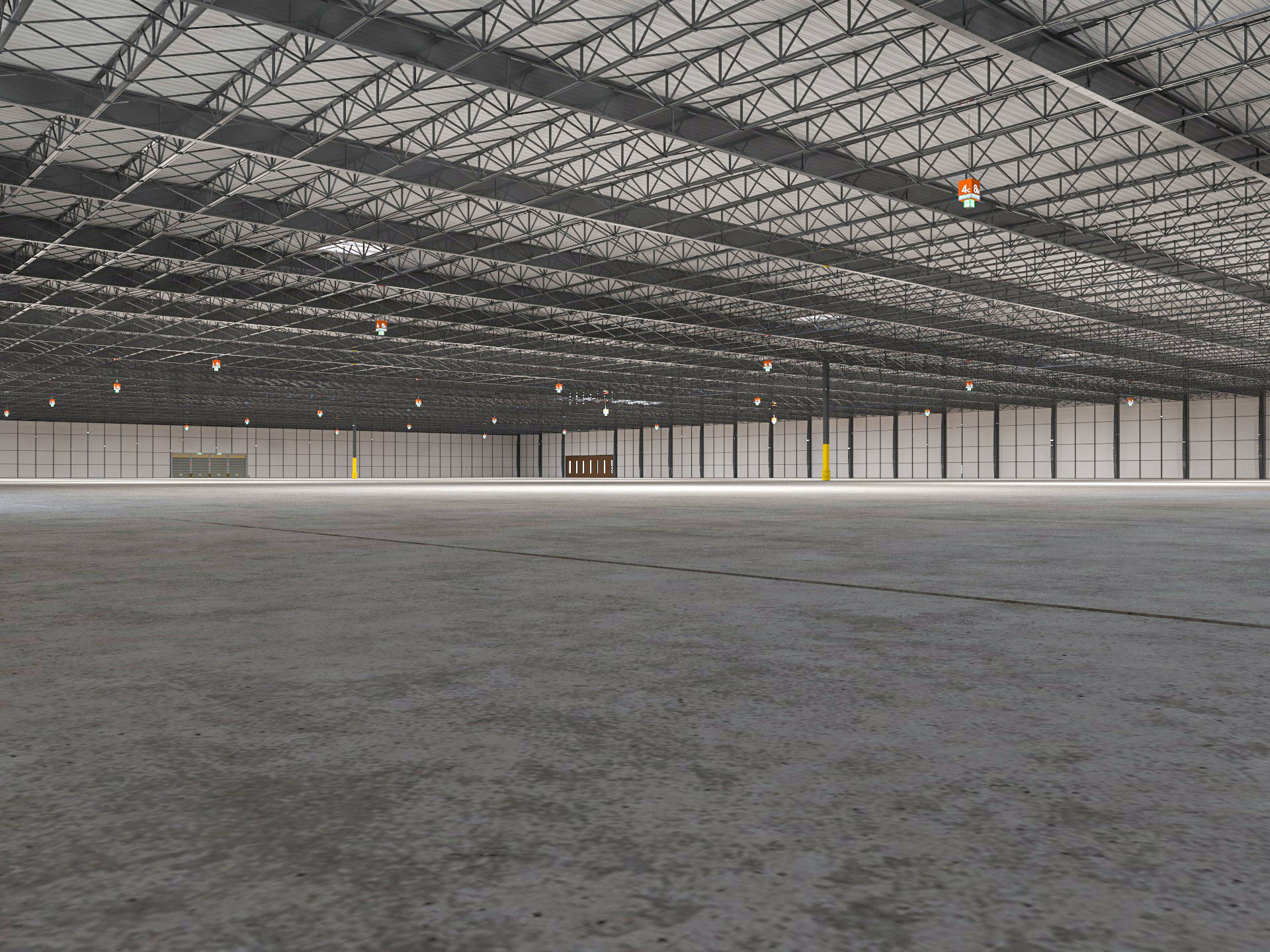 Exhibition Hall interior 21 3D model_1