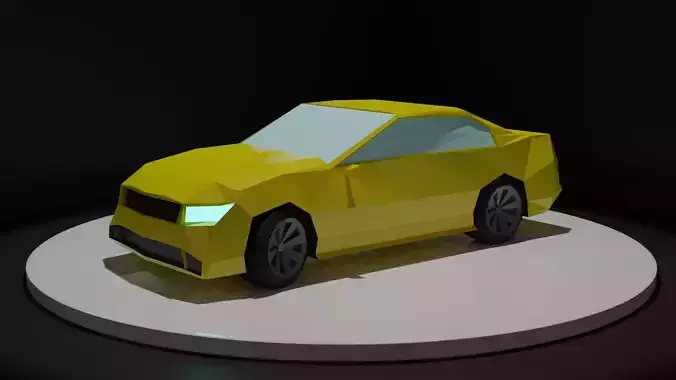 Free Low Poly Sports Car