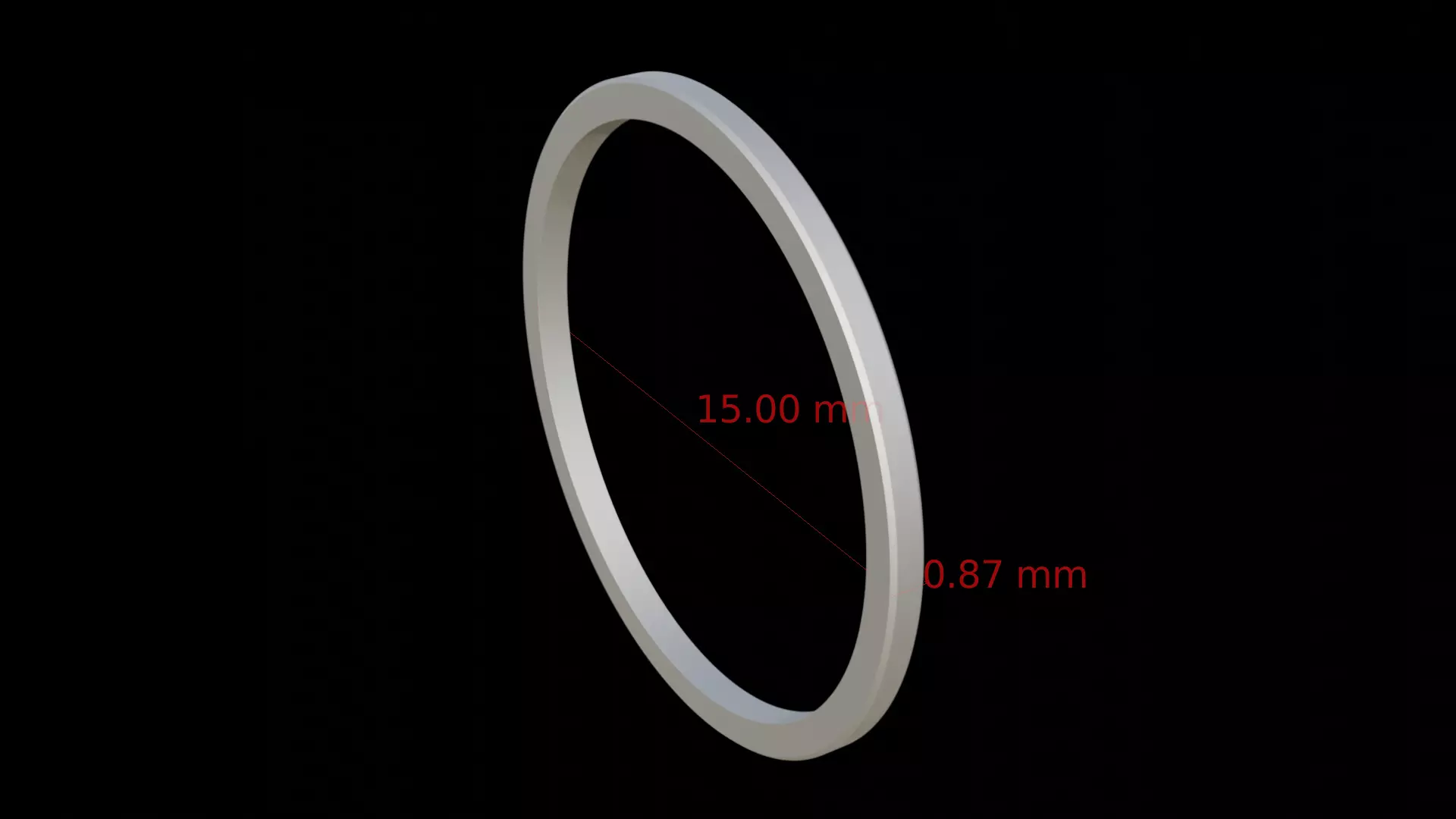 Silver Ring Free 3D print model_0