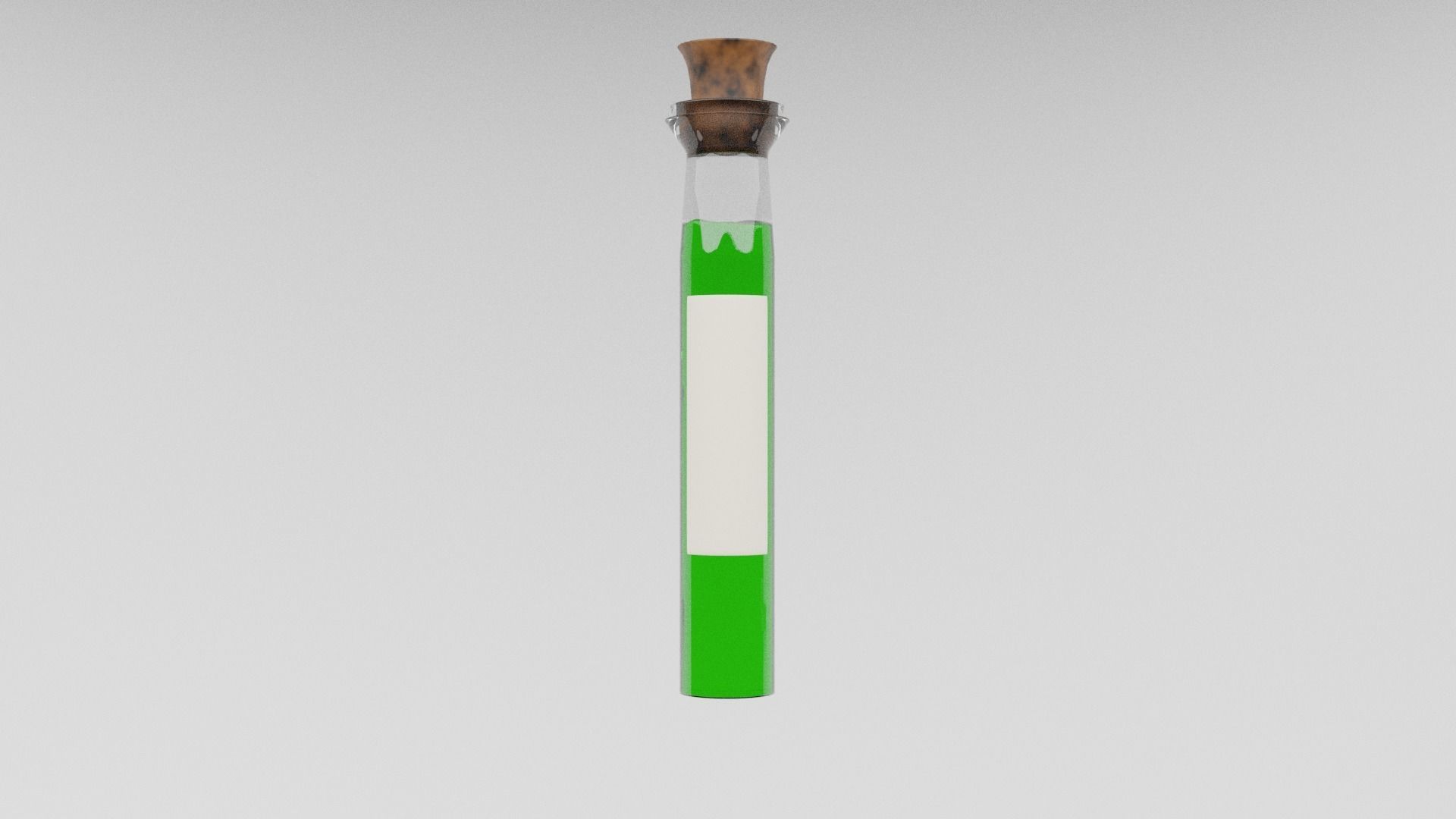 long vialed potion asset pack 3D model_6