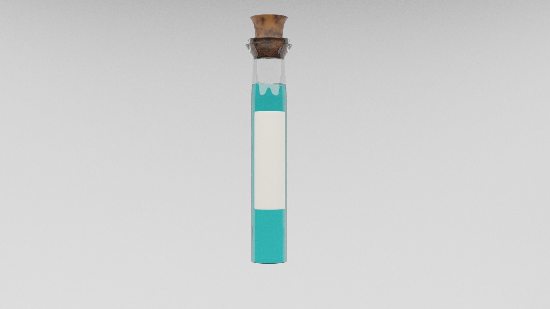 long vialed potion asset pack 3D model_5