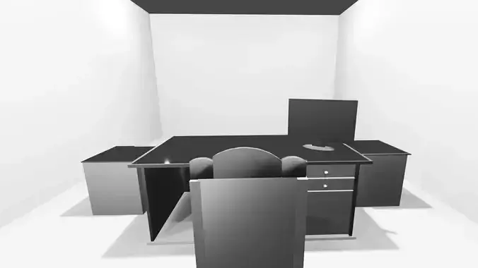3D model of office interior