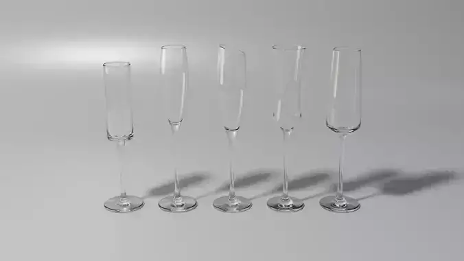 Champagne glass set