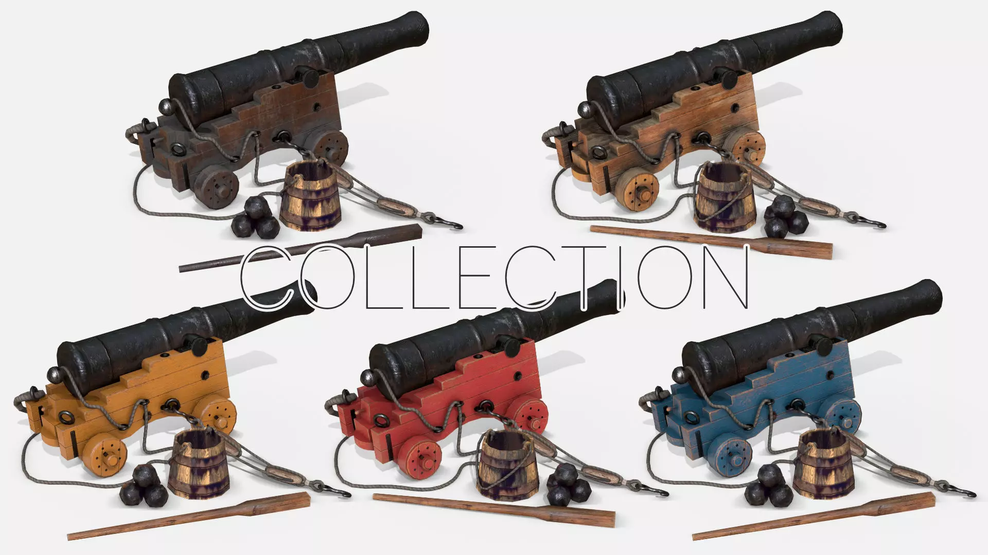 Old Naval Cannons Collection _0