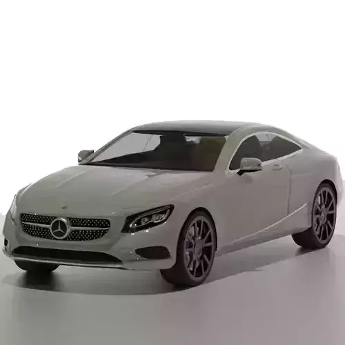 Mercedes-Benz S Class Coupe 3d car 