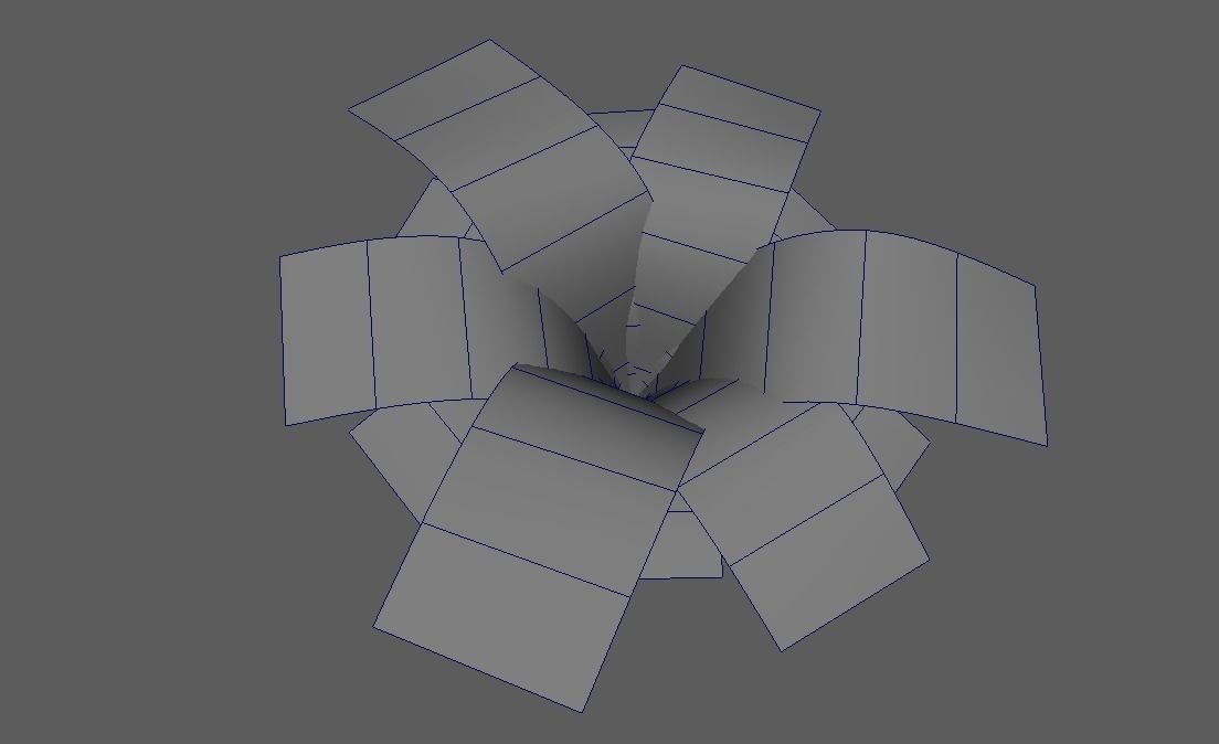 Plant 01 Low-poly 3D model_2