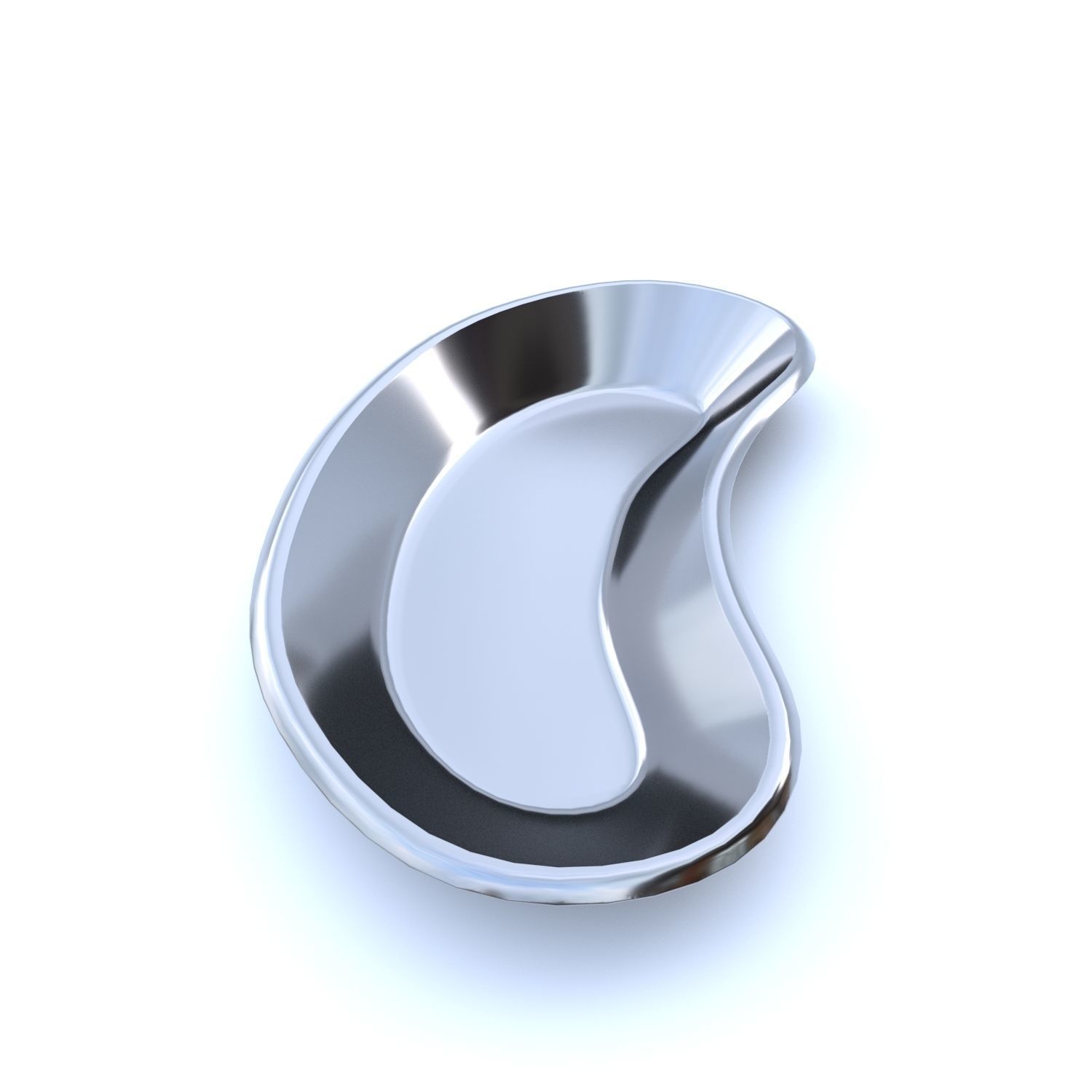 Kidney Basin Low-poly 3D model_4