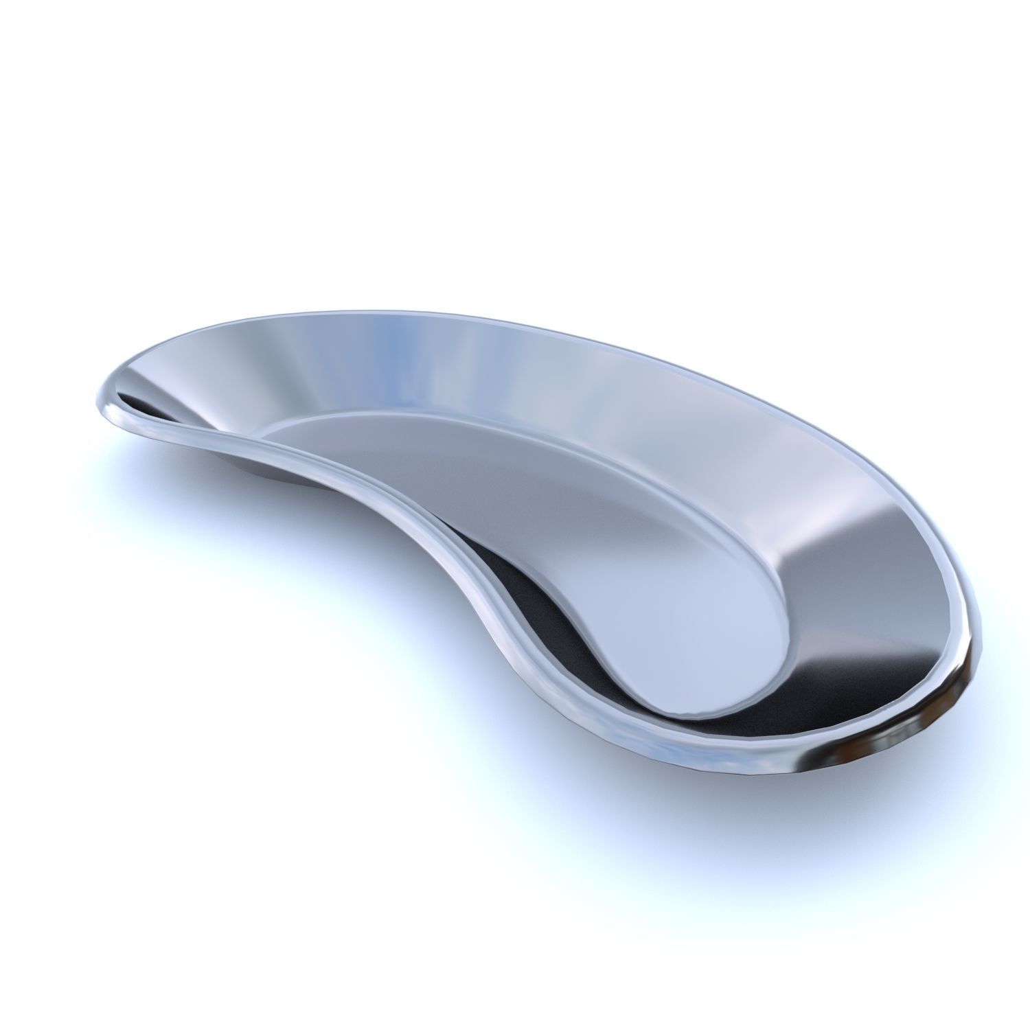 Kidney Basin Low-poly 3D model_8