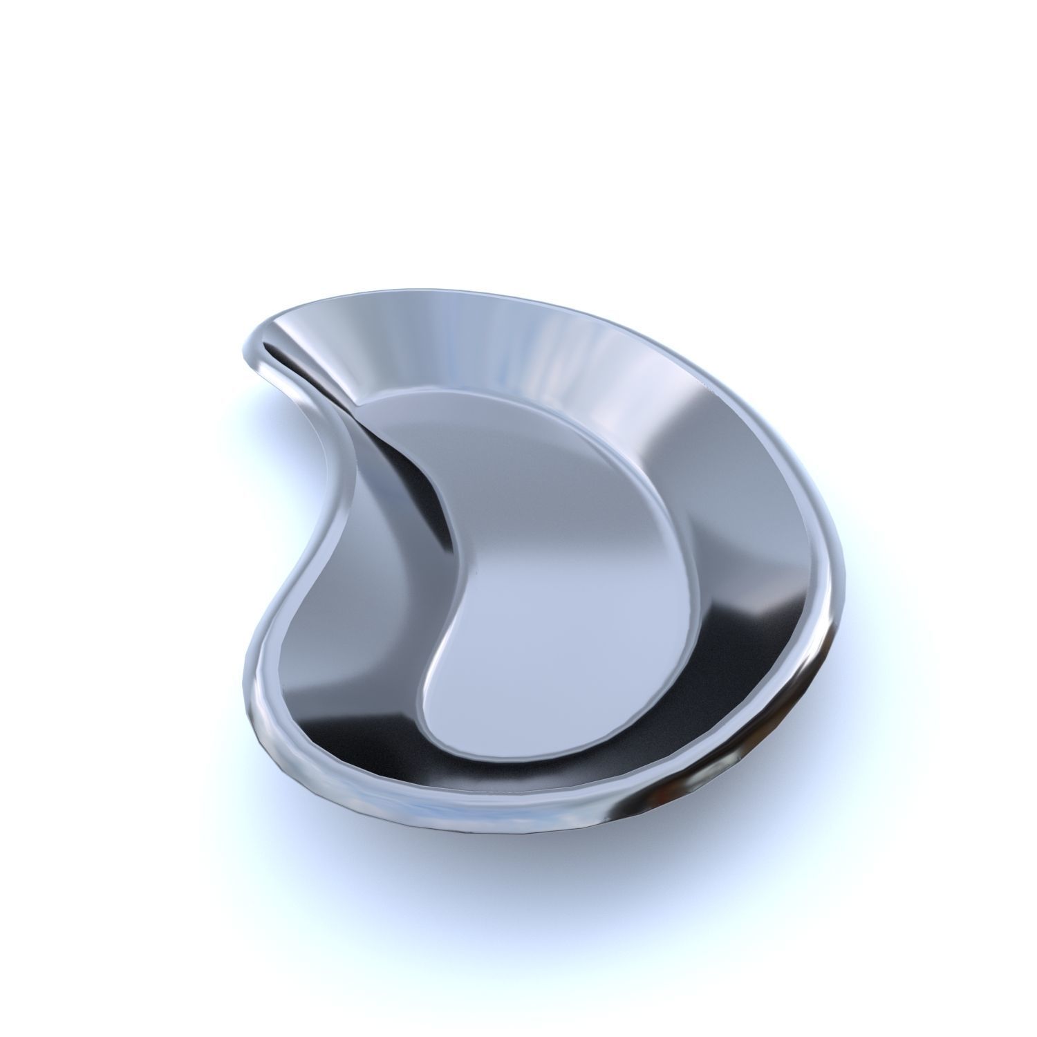 Kidney Basin Low-poly 3D model_7