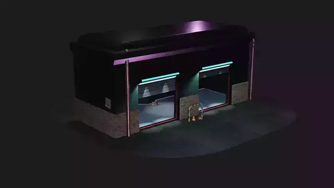 Garage cyberpunk inspired