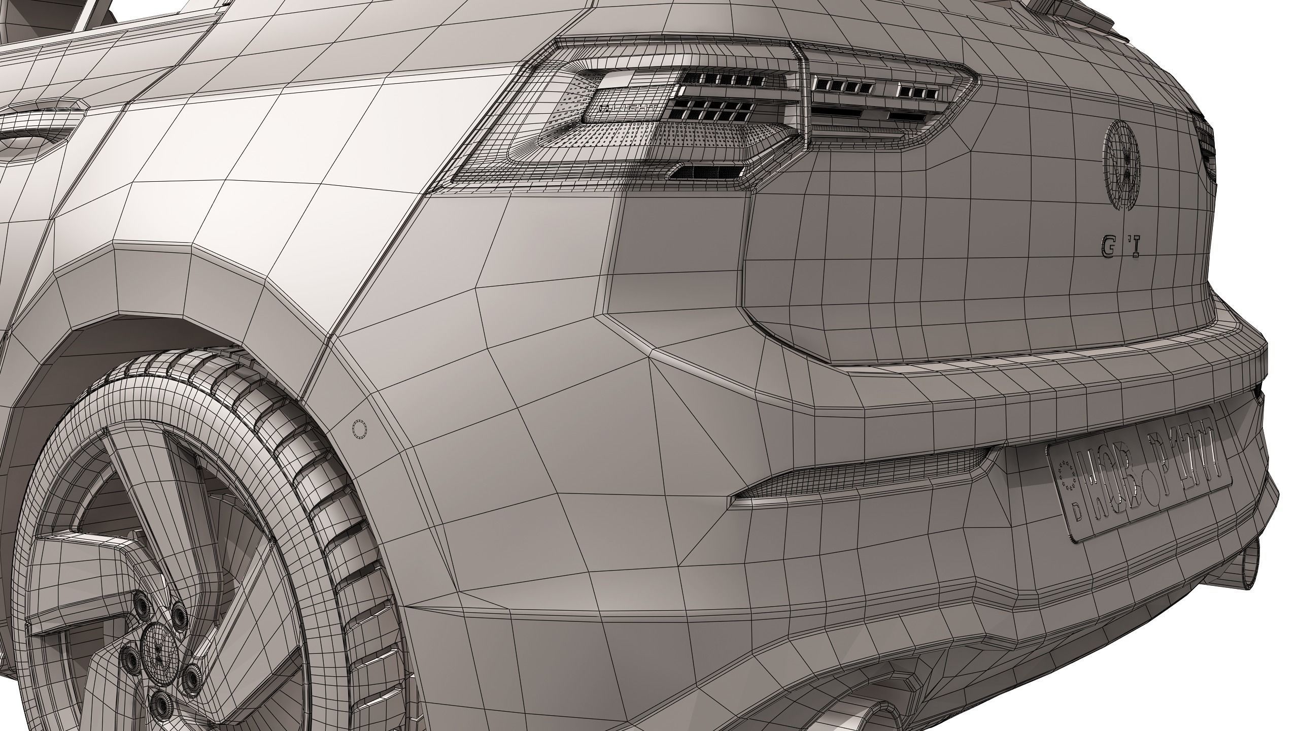 Volkswagen Golf GTI 2021 3D model_17