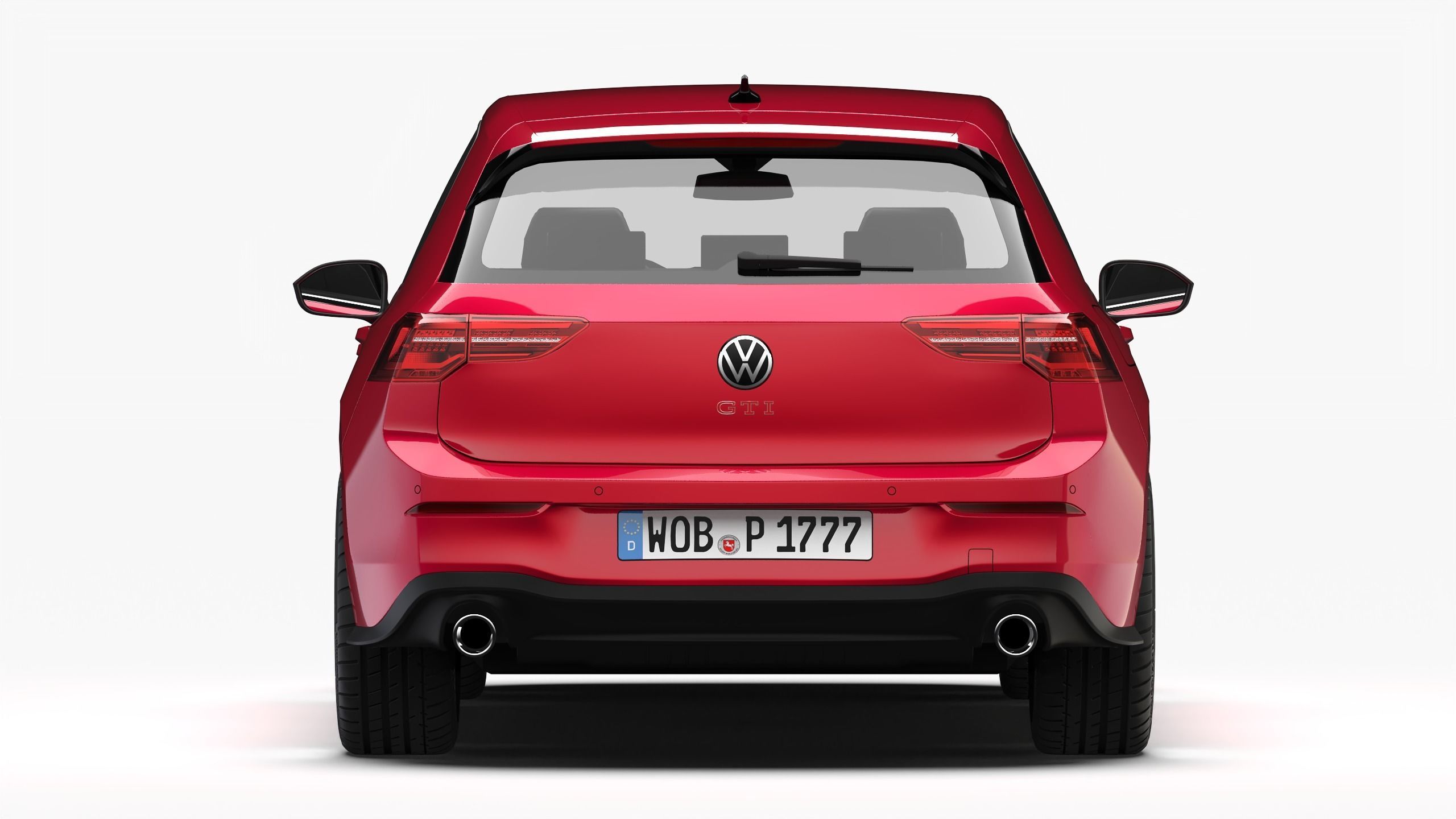 Volkswagen Golf GTI 2021 3D model_5